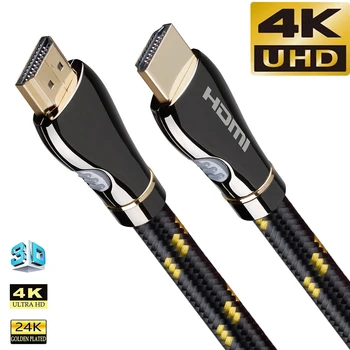 4K 60HZ HDMI Кабел V 2.0 Аудио Видео кабел HDMI към HDMI Кабел за Samsung, LG, SONY TCL PS5 PS4 TV box 8K Ивица на Разпределителните Bmw 1 M 10 M 20 M